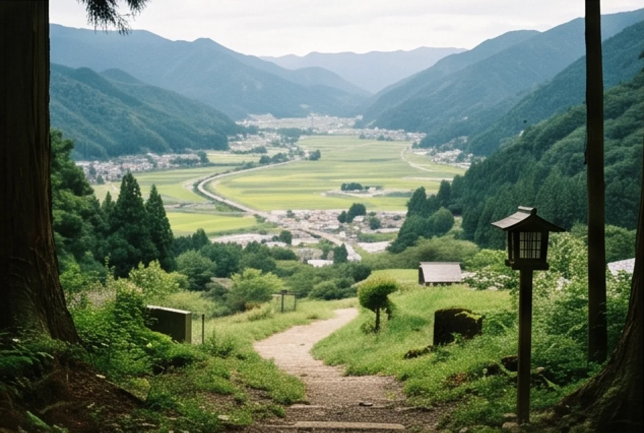 地蔵峠から望む風景